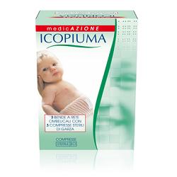 BENDA ICOPIUMA A COMPRESSIONE FISIOLOGICA RETE OMBELICALE CON GARZE STERILI 1 PEZZO - Antica Farmacia Ferrari
