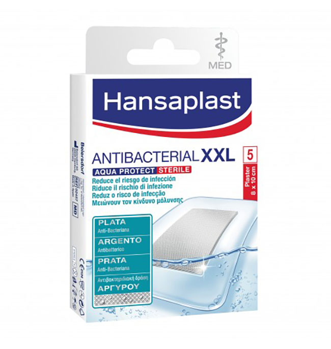 HANSAPLAST MED AQUA PROTECT WOUND CARE MEDICAZIONE 80X100 CM 5 PEZZI - Antica Farmacia Ferrari