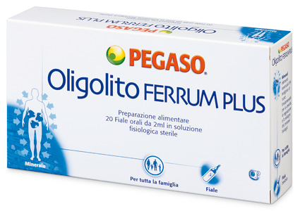 OLIGOLITO FERRUM PLUS 20 FIALE 2 ML - Antica Farmacia Ferrari