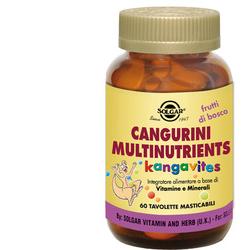 CANGURINI MULTINUTRIENTS FRUTTI BOSCO 60 COMPRESSE - Antica Farmacia Ferrari