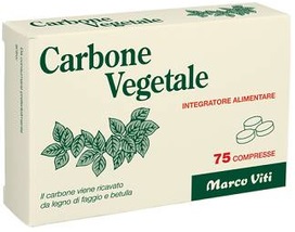 CARBONE VEGETALE 25 COMPRESSE - Antica Farmacia Ferrari