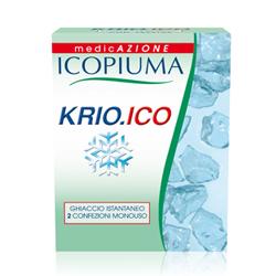 GHIACCIO ISTANTANEO MONOUSO ICOPIUMA KRIO 2 BUSTE - Antica Farmacia Ferrari