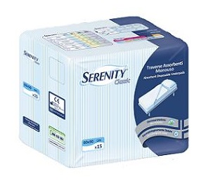 TRAVERSA SALVAMATERASSO PER INCONTINENZA SERENITY CLASSIC RIMBOCCABILE MISURA 80X180CM 30 PEZZI - Antica Farmacia Ferrari