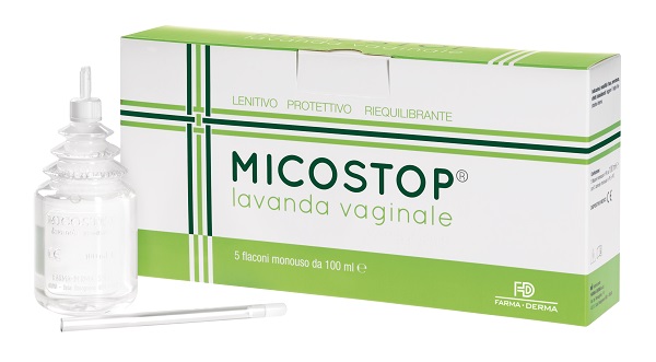 LAVANDA VAGINALE MICOSTOP 5X100ML - Antica Farmacia Ferrari