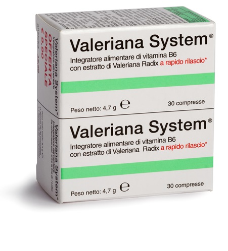VALERIANA SYSTEM 30 COMPRESSE + 30 COMPRESSE - Antica Farmacia Ferrari