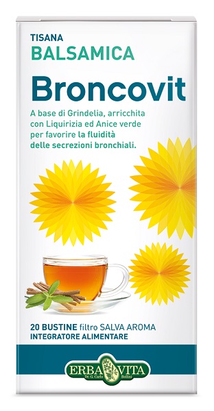 BRONCOVIT TISANA 20 BUSTINE 2G - Antica Farmacia Ferrari