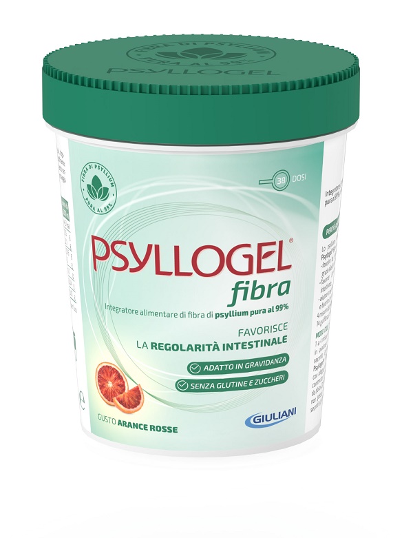 PSYLLOGEL FIBRA ARANCE ROSSE VASO 170 G - Antica Farmacia Ferrari