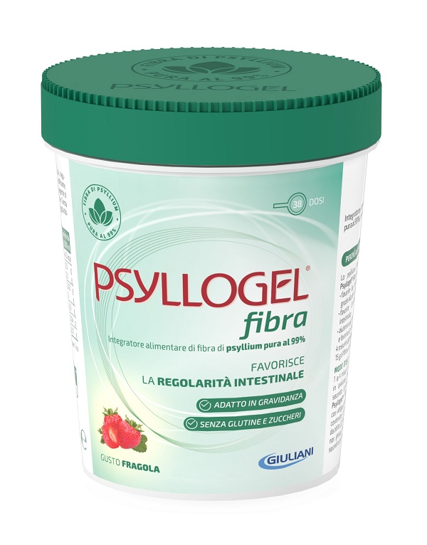 PSYLLOGEL FIBRA FRAGOLA VASO 170 G - Antica Farmacia Ferrari