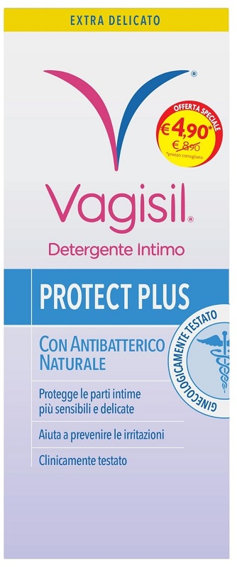 VAGISIL DETERGENTE INTIMO PROTECT PLUS 250 ML - Antica Farmacia Ferrari
