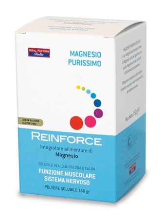 REINFORCE MAGNESIO PURISSIMO 150 GRAMMI DI POLVERE - Antica Farmacia Ferrari