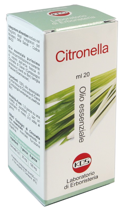 CITRONELLA OLIO ESSENZIALE 20 ML - Antica Farmacia Ferrari