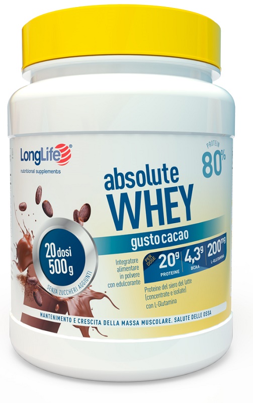 LONGLIFE ABSOLUTE WHEY CACAO - Antica Farmacia Ferrari