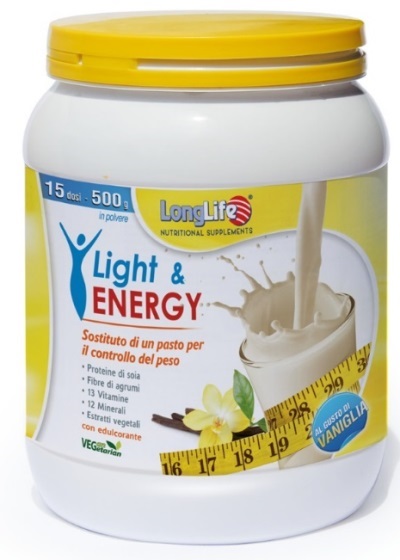 LONGLIFE LIGHT & ENERGY VANIGLIA 500 G - Antica Farmacia Ferrari