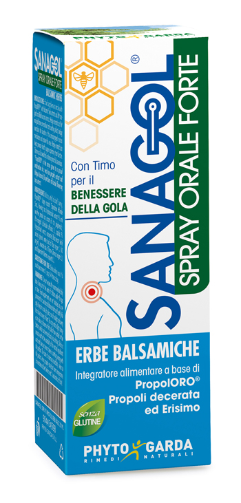 SANAGOL SPRAY FORTE ERBE BALSAMICHE 20 ML - Antica Farmacia Ferrari
