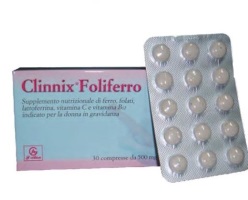 CLINNIX FOLIFERRO 30 COMPRESSE - Antica Farmacia Ferrari