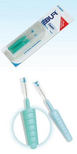 EBUR SCOVOLINO FINE CON MANICO IN ASTUCCIO TASCABILE 5 PEZZI - Antica Farmacia Ferrari