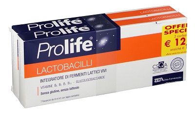 PROLIFE LACTOBACILLI DUE CONFEZIONI DA 7 FLACONCINI DA 8 ML - Antica Farmacia Ferrari