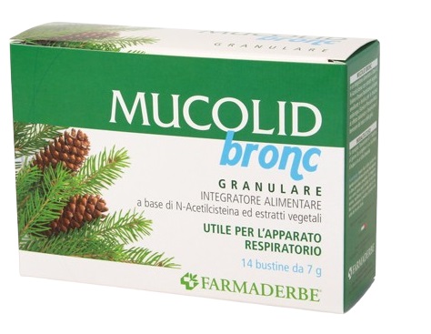MUCOLID BRONC GRANULI 14 BUSTINE DA 7 G - Antica Farmacia Ferrari