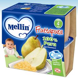 MELLIN FRUTTA PURA PERA 100 G 4 PEZZI - Antica Farmacia Ferrari
