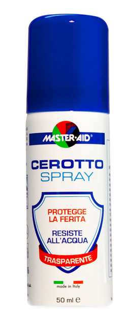 CEROTTO SPRAY MASTER-AID FLACONE 50ML CIRCA 80 APPLICAZIONI - Antica Farmacia Ferrari