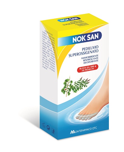 NOK SAN PEDILUVIO SUPEROSSIGENATO 400 G - Antica Farmacia Ferrari