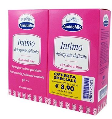 EUPHIDRA SCHIUMA INTIMA DETERGENTE 200 + 200 ML - Antica Farmacia Ferrari