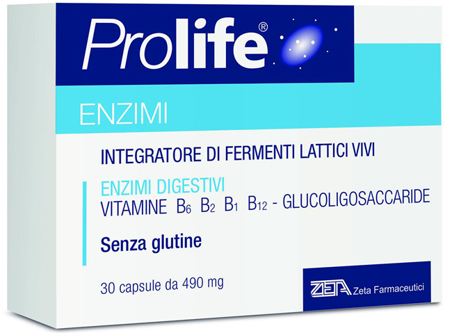 PROLIFE ENZIMI 30 CAPSULE - Antica Farmacia Ferrari
