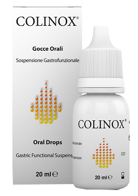 COLINOX SOSPENSIONE GASTROFUNZIONALE GOCCE OROSOLUBILI TRATTAMENTO METEORISMO AEROFAGIA COLICHE GASSOSE 20 ML - Antica Farmacia Ferrari