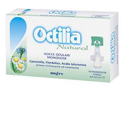 OCTILIA NATURAL GOCCE OCCHI IRRITATI E ARROSSATI 10 FLACONCINI MONODOSE 0,5 ML - Antica Farmacia Ferrari