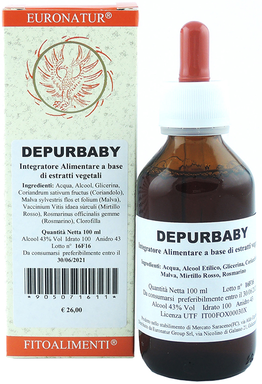 DEPURBABY GOCCE 100 ML - Antica Farmacia Ferrari