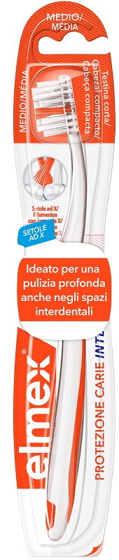 ELMEX INTERX SPAZZOLINO PROTEZIONE CARIE TESTINA CORTA - Antica Farmacia Ferrari