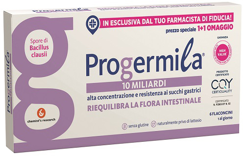 PROGERMILA 10 MILIARDI 6 FLACONCINI 10 ML - Antica Farmacia Ferrari