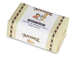 L'AMANDE MARSEILLE SAPONE VEGETALE OLIO MANDORLE DOLCI 200 G - Antica Farmacia Ferrari