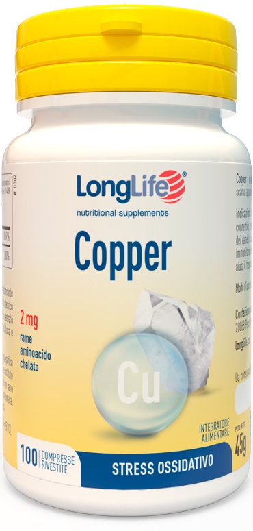 LONGLIFE COPPER 2 MG 100 COMPRESSE - Antica Farmacia Ferrari