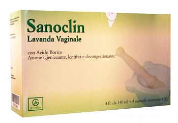 SANOCLIN LAVANDA VAGINALE 4 FLACONI 140 ML - Antica Farmacia Ferrari