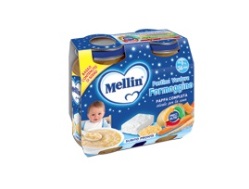MELLIN CENA COMPLETA PASTINA VERDURE FORMAGGINO 2 PEZZI 200 G - Antica Farmacia Ferrari