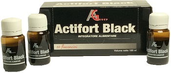 ACTIFORT BLACK 10 FLACONCINI 10 ML - Antica Farmacia Ferrari