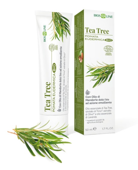 BIOSLINE TEA TREE POMATA EUDERMICA CERT ECOCERT 50 ML - Antica Farmacia Ferrari