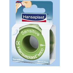 CEROTTO ROCCHETTO HANSAPLAST SENSITIVE 5MX2,50CM 1 PEZZO - Antica Farmacia Ferrari