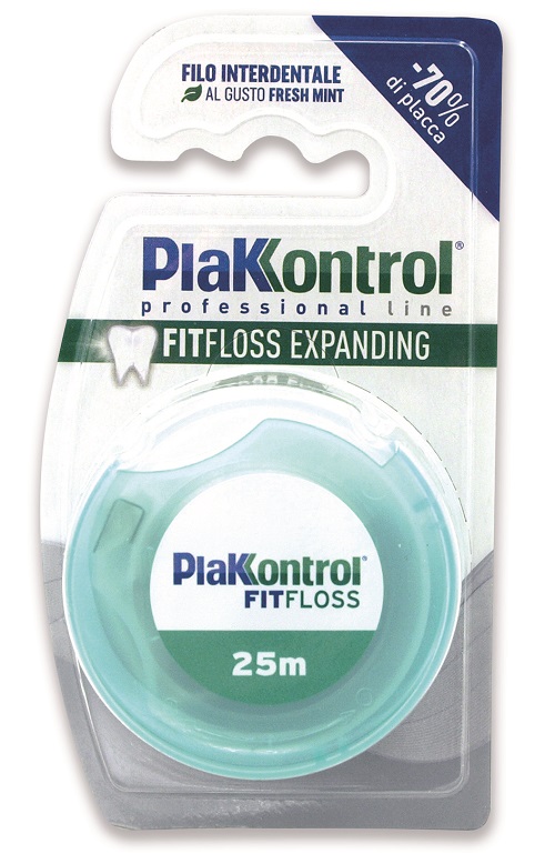 PLAKKONTROL FIT FLOSS FILO 25 M - Antica Farmacia Ferrari