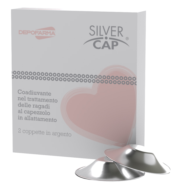 SILVER CAP COPPETTE IN ARGENTO COPRI CAPEZZOLI PER ALLATTAMENTO 2 PEZZI - Antica Farmacia Ferrari