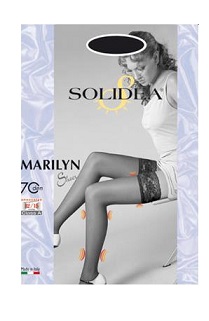 MARILYN 70 SHEER CALZA AUTOREGGENTE CAMEL 2 - Antica Farmacia Ferrari