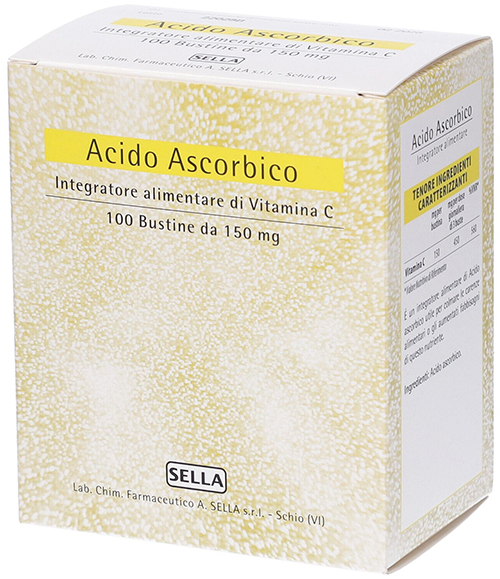 ACIDO ASCORBICO 100 BUSTINE - Antica Farmacia Ferrari