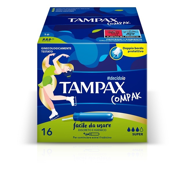 TAMPAX COMPAK SUPER 16 PEZZI - Antica Farmacia Ferrari