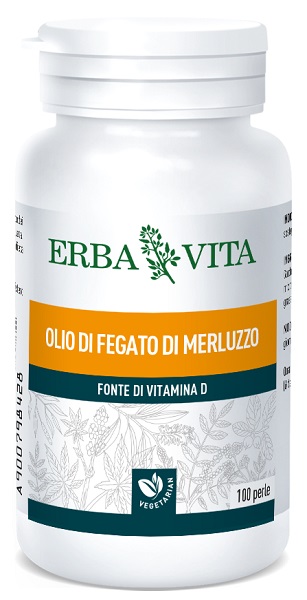 OLIO FEGATO MERLUZZO 100 PERLE 453 MG - Antica Farmacia Ferrari