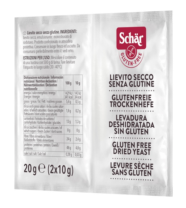 SCHAR LIEVITO SECCO 2 BUSTINE DA 10 G - Antica Farmacia Ferrari