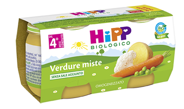 HIPP BIO HIPP BIO OMOGENEIZZATO VERDURE MISTE 2X80 G - Antica Farmacia Ferrari