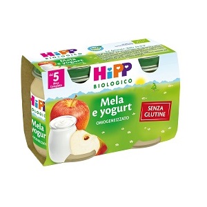 HIPP BIO HIPP BIO OMOGENEIZZATO MELA YOGURT 2X125 G - Antica Farmacia Ferrari