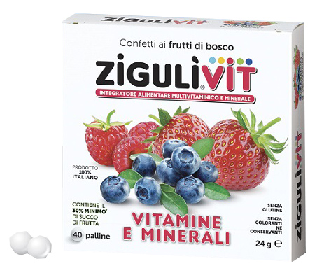 ZIGULI VIT FRUTTIBOSCO 40 CONFETTI - Antica Farmacia Ferrari