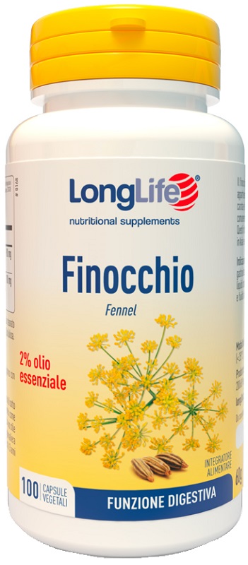 LONGLIFE FINOCCHIO 1% 100 CAPSULE VEGETALI - Antica Farmacia Ferrari